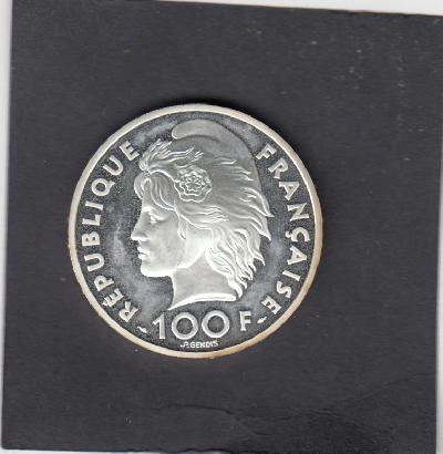 Beschrijving: 100 Francs 15 Ecu SOCCER